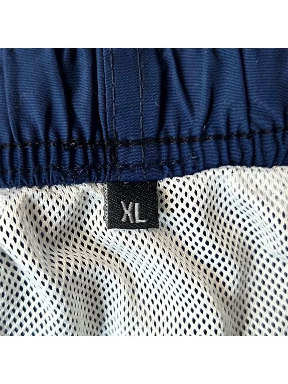 Bundle of 2 Blue Coastal Beach Surf Lined Nylon Swim Trunk Shorts Men's Size XL